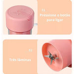 Vaso Mini Licuadora Portátil Recargable